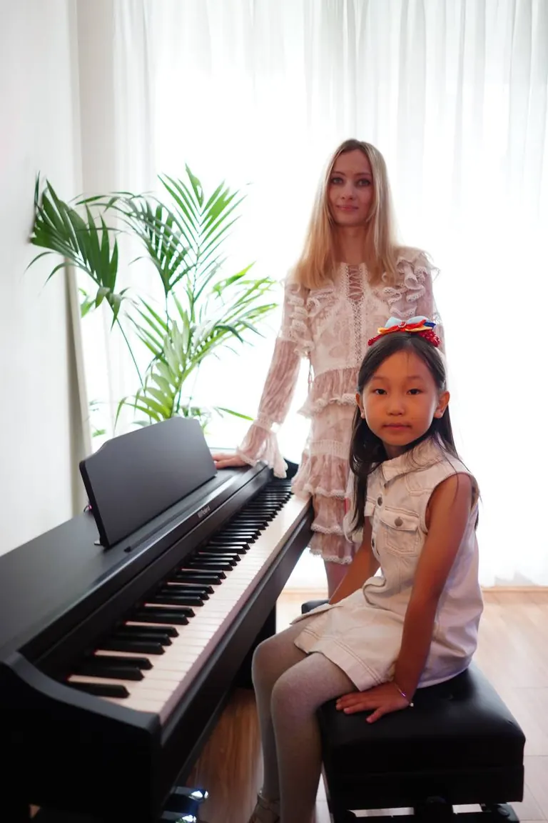 Recital with student Amin