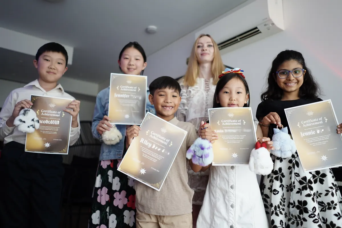Structured piano lesson at Fortepiano Academy